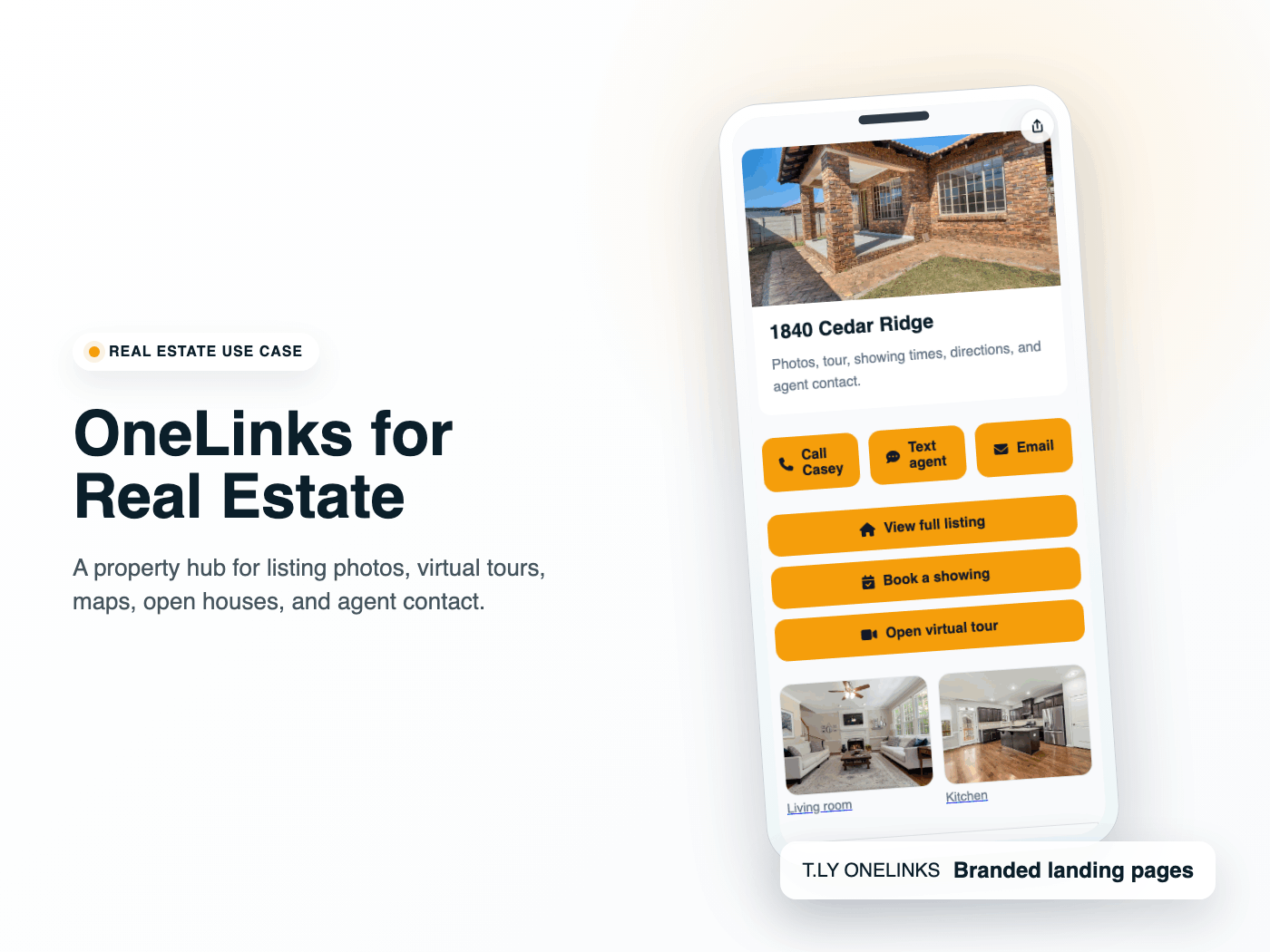 T.LY real estate OneLink use case preview.