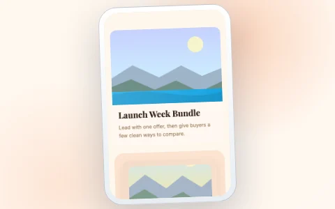 Product launch template